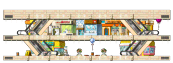 3층 4층 A구역 미니맵